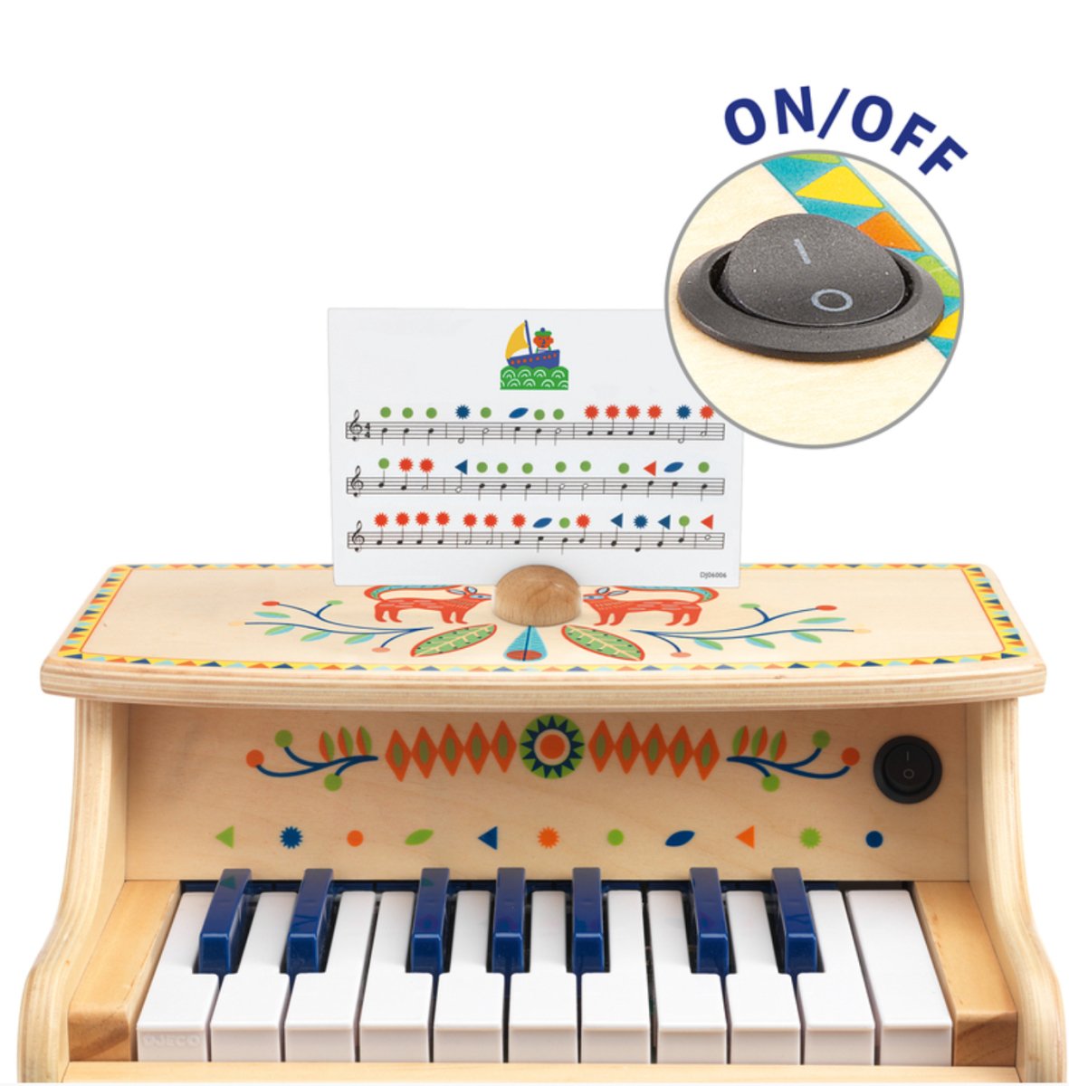Animambo Electronic 18Key Piano - Djeco