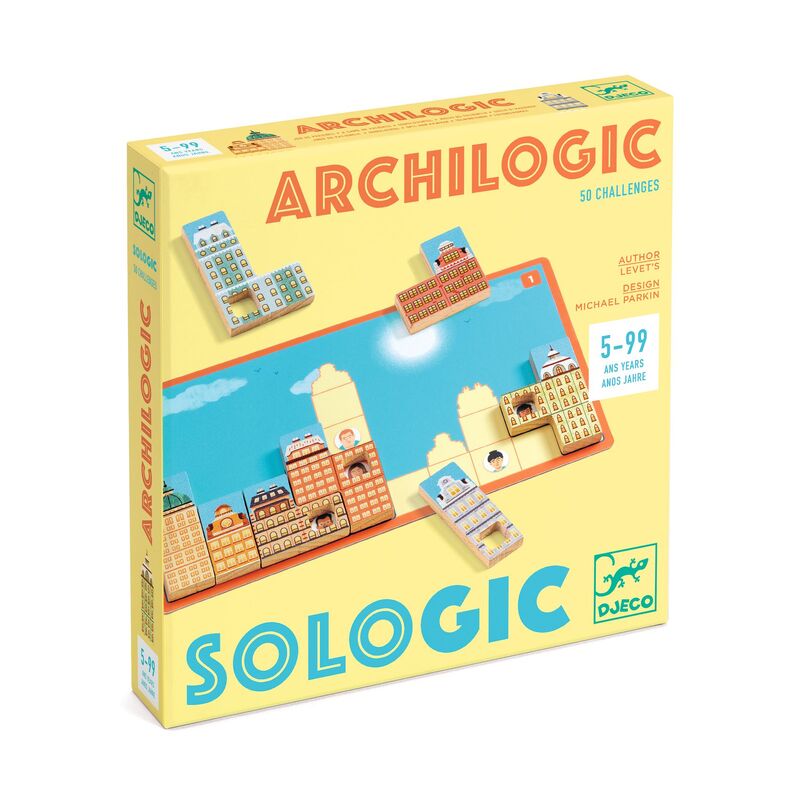 Archilogic Sologic Game with 60 challenges - Djeco