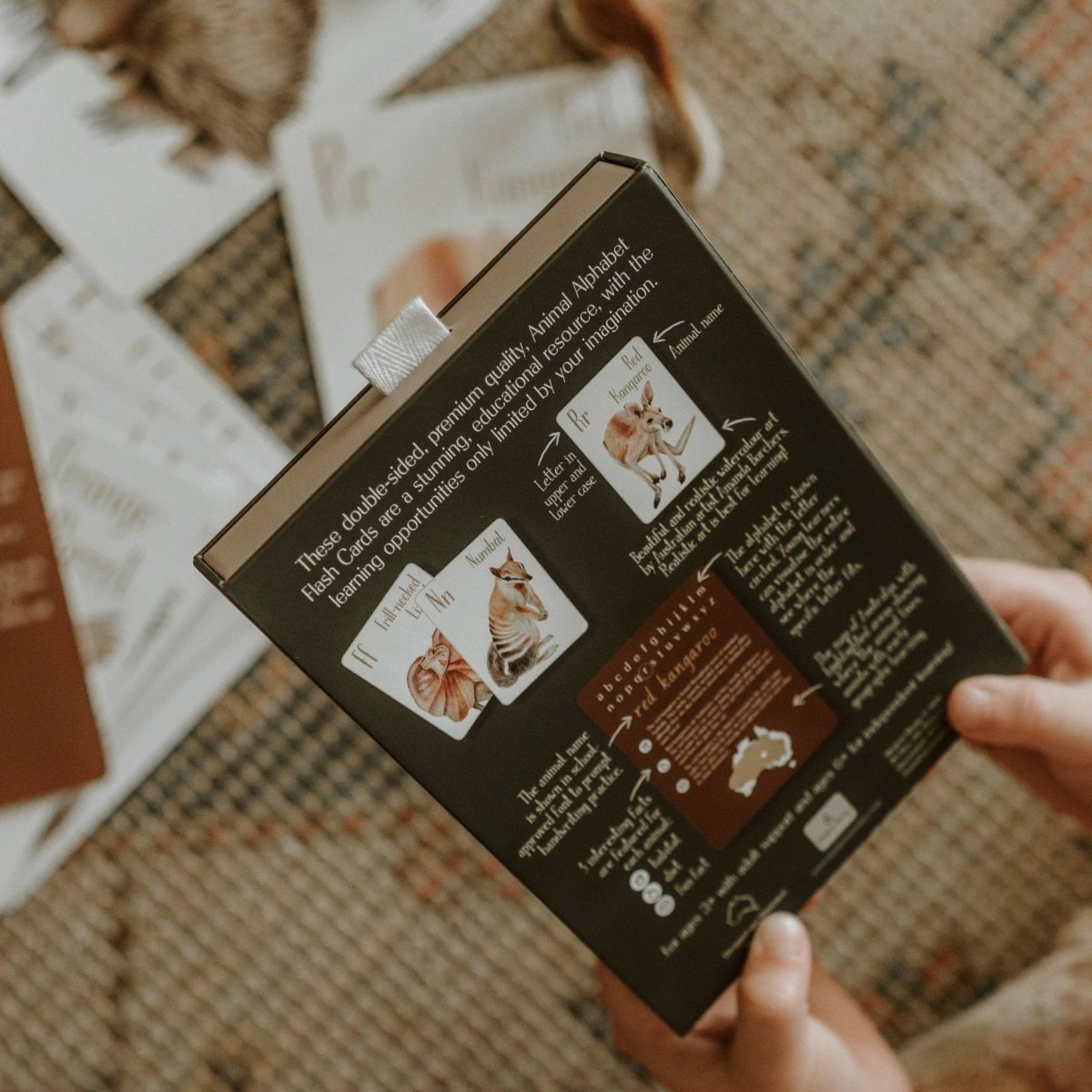 Australian Animal Alphabet Flash Cards by Modern Monty