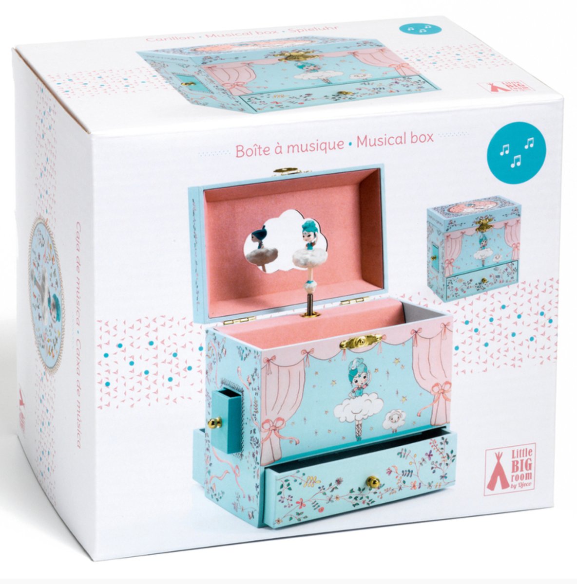 Ballerina on Stage Music Box - Djeco