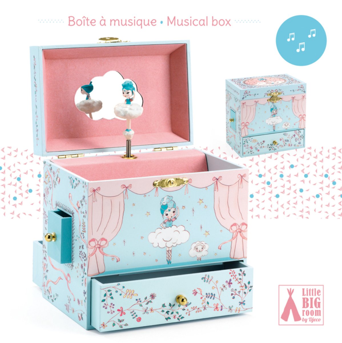 Ballerina on Stage Music Box - Djeco