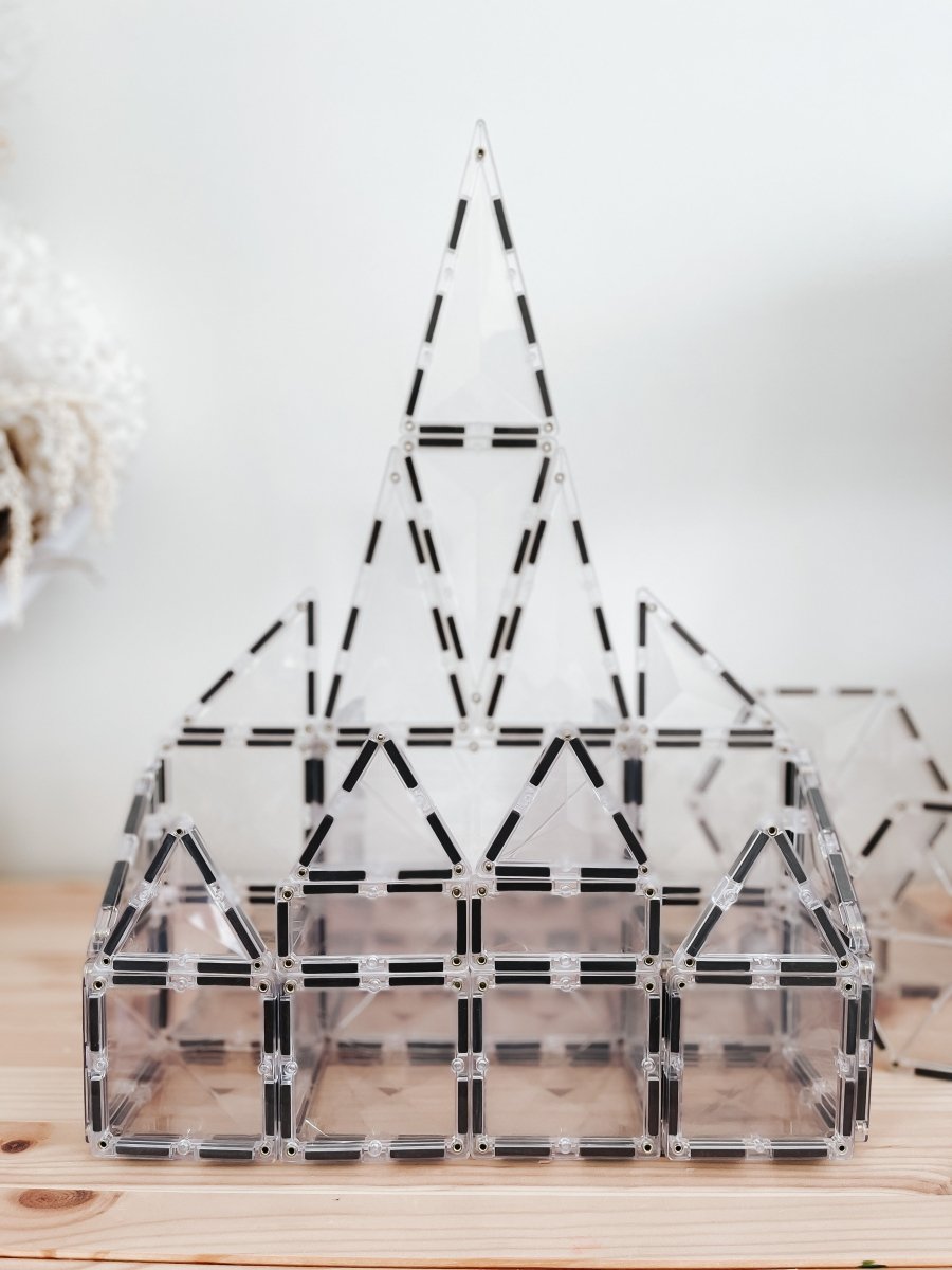 Connetix Tiles - Clear Starter Pack - 34 pc