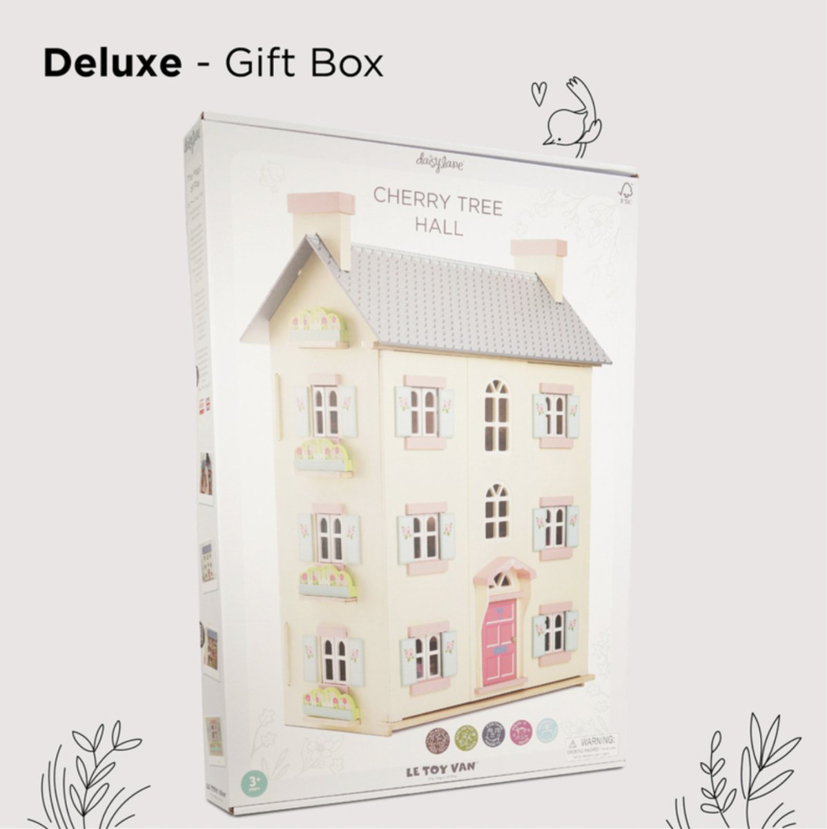 Daisylane Cherry Tree Hall Doll House - Le Toy Van