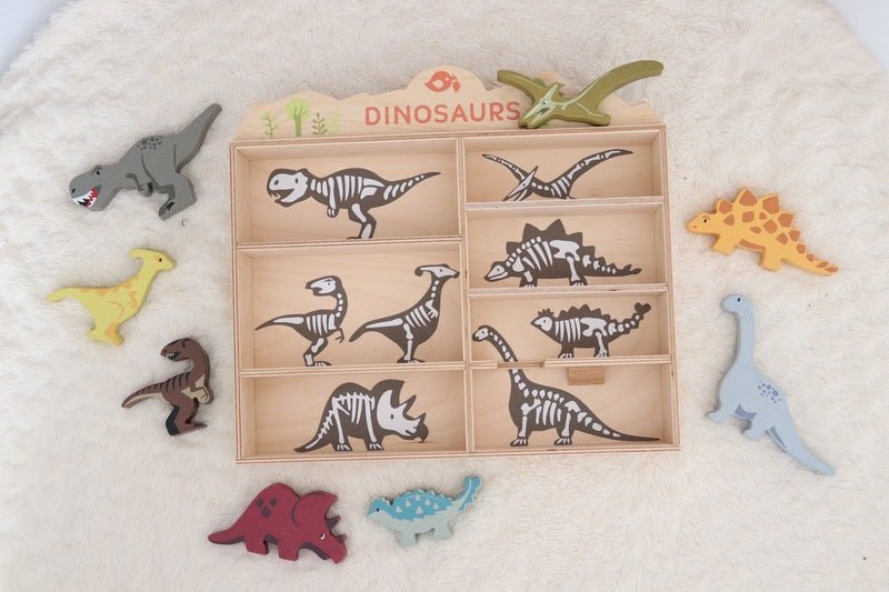 Dinosaur Display Shelf Set - Tender Leaf Toys