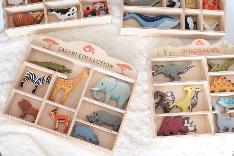 Dinosaur Display Shelf Set - Tender Leaf Toys