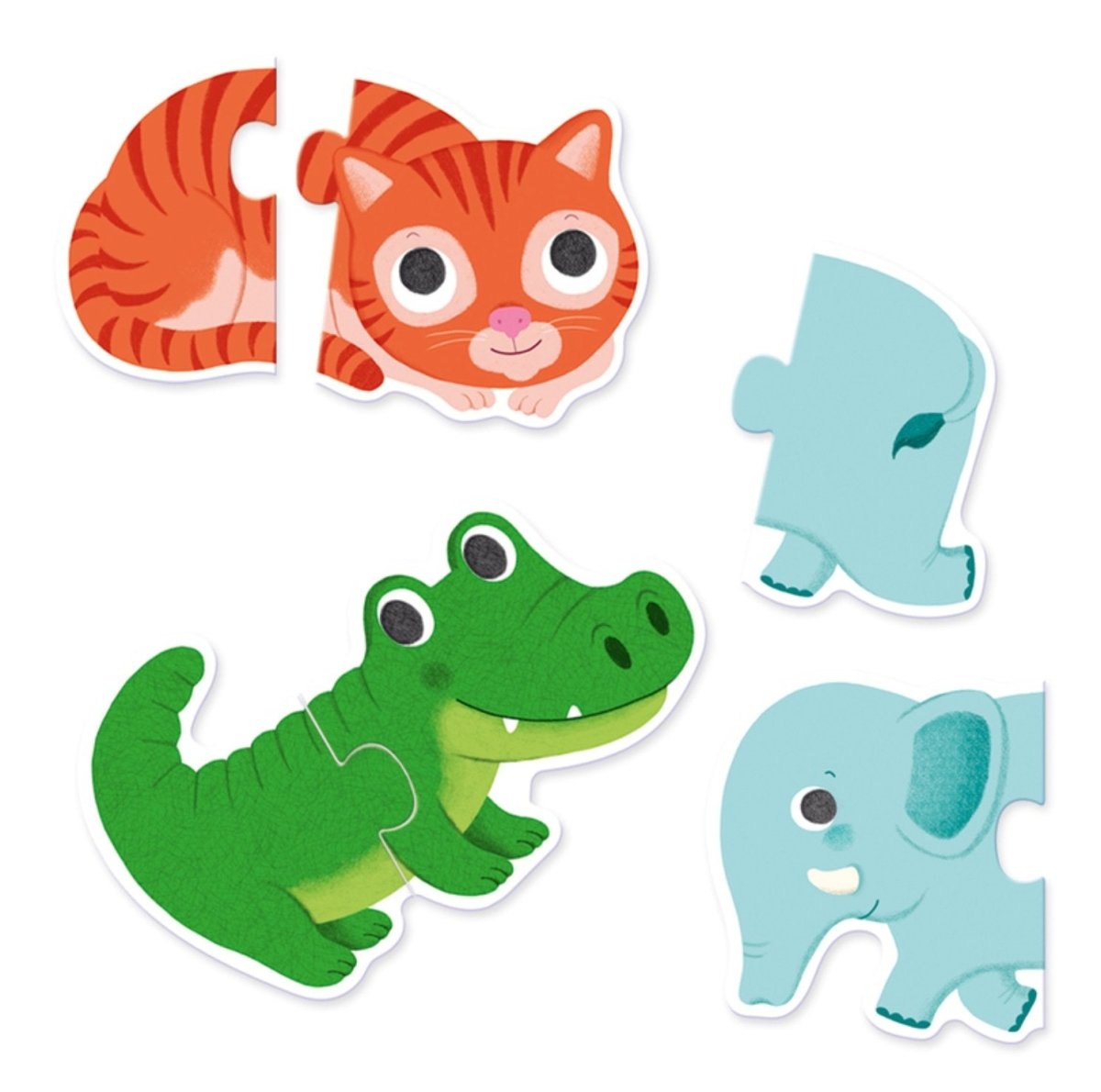 Djeco | Duo Animals 20pc Puzzle