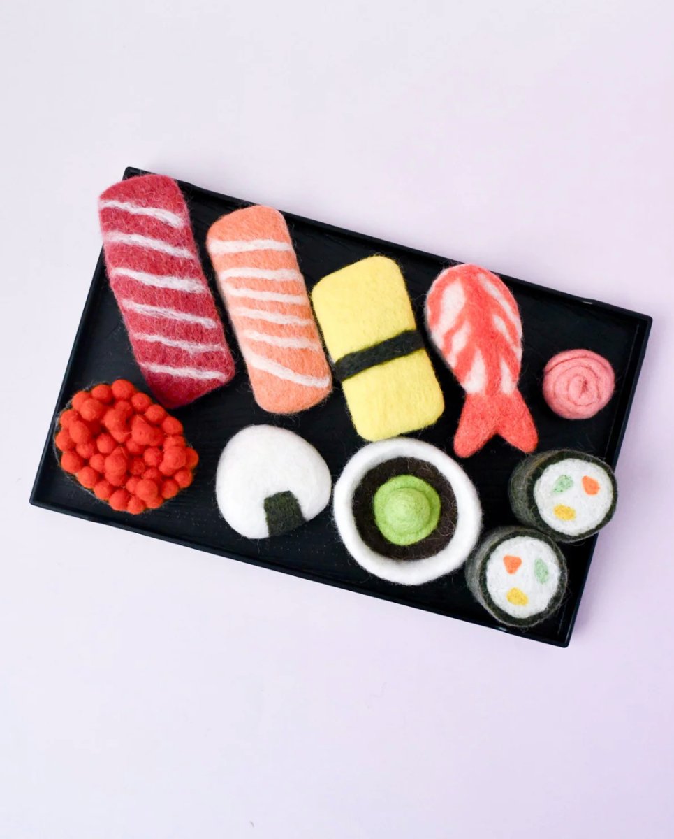 Felt Sushi Play Food Set - Tara Treasures