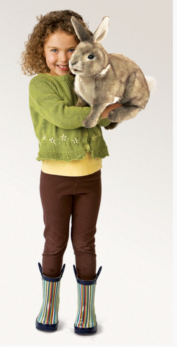 Folkmanis - Cottontail Rabbit Puppet