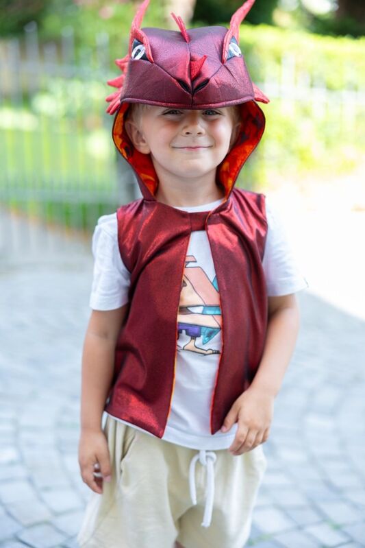 Great Pretenders - All Day Everyday Red Dragon Vest Size 3 - 4