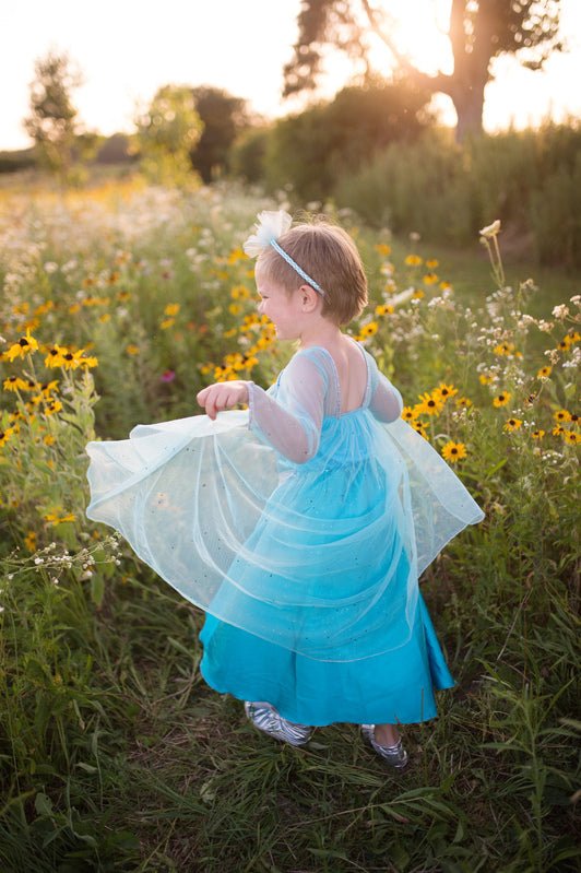 Ice Queen Dress with Cape - Great Pretenders
