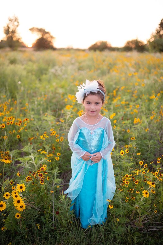 Ice Queen Dress with Cape - Great Pretenders