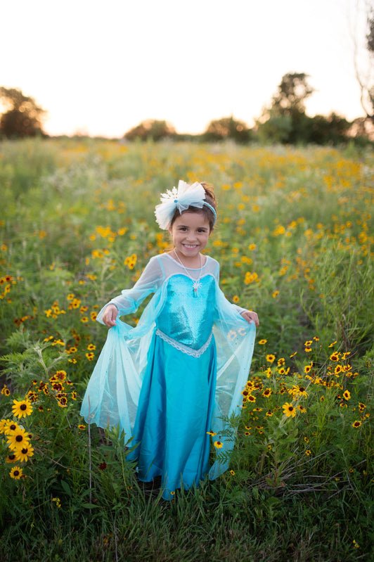 Ice Queen Dress with Cape - Great Pretenders