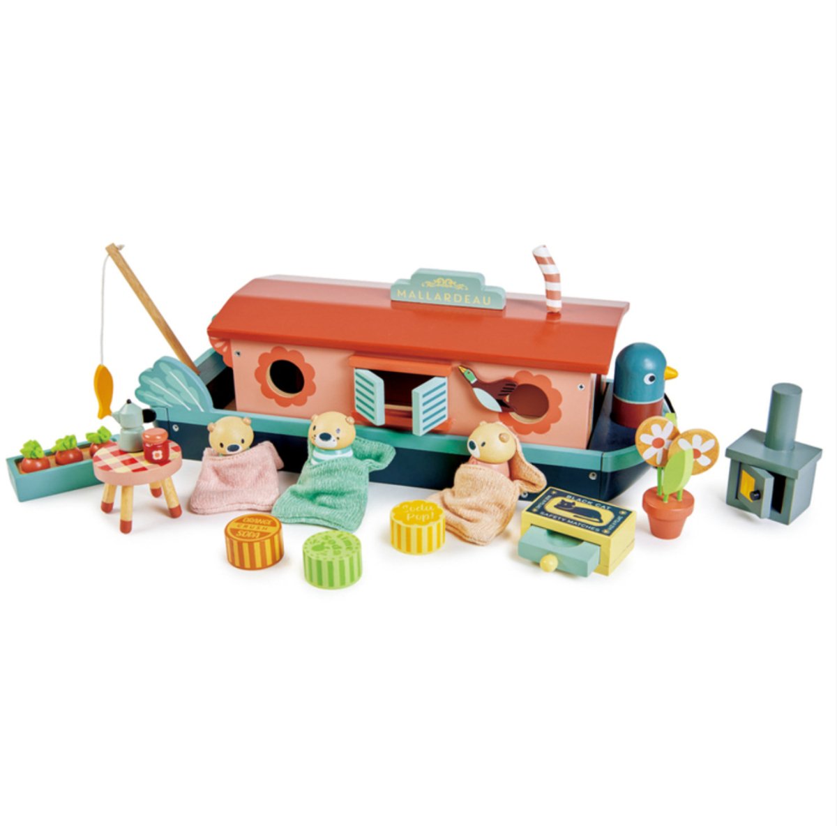 Little Otter Canal Boat - Tender Leaf Toys