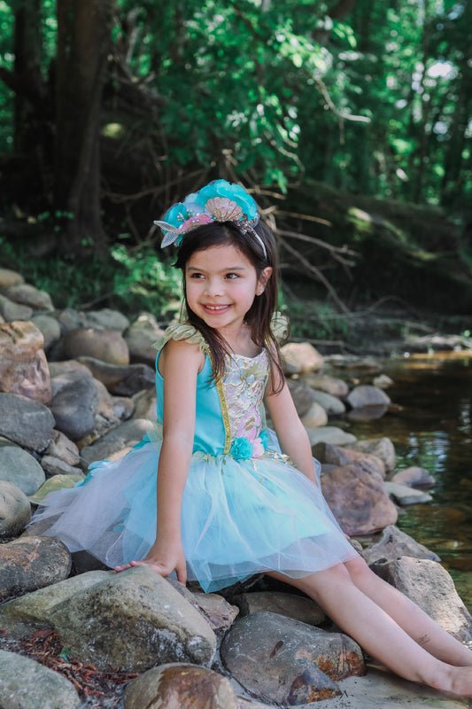 Mermalicious Dress with Tail Size 5 - 6 | Great Pretenders