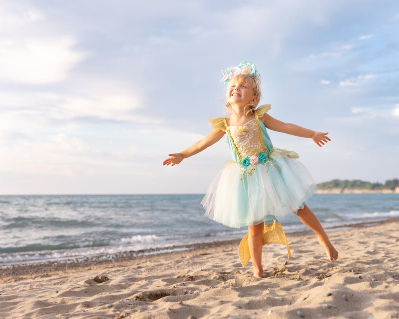 Mermalicious Dress with Tail Size 5 - 6 | Great Pretenders