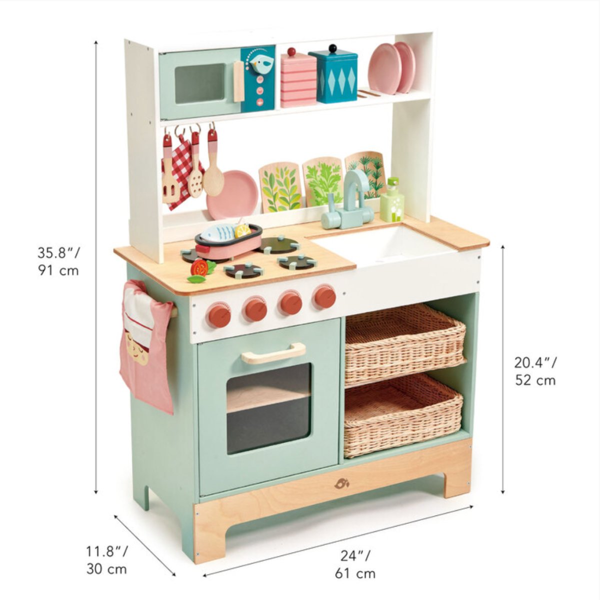 Mini Chef Play Kitchen - Tender Leaf Toys