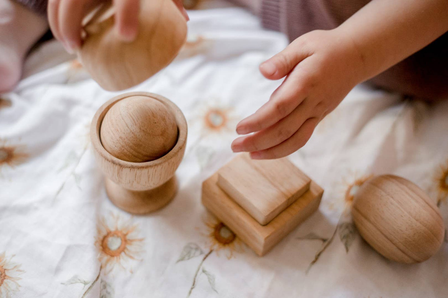 Montessori Egg, Ball and Cup Set | Q Toys