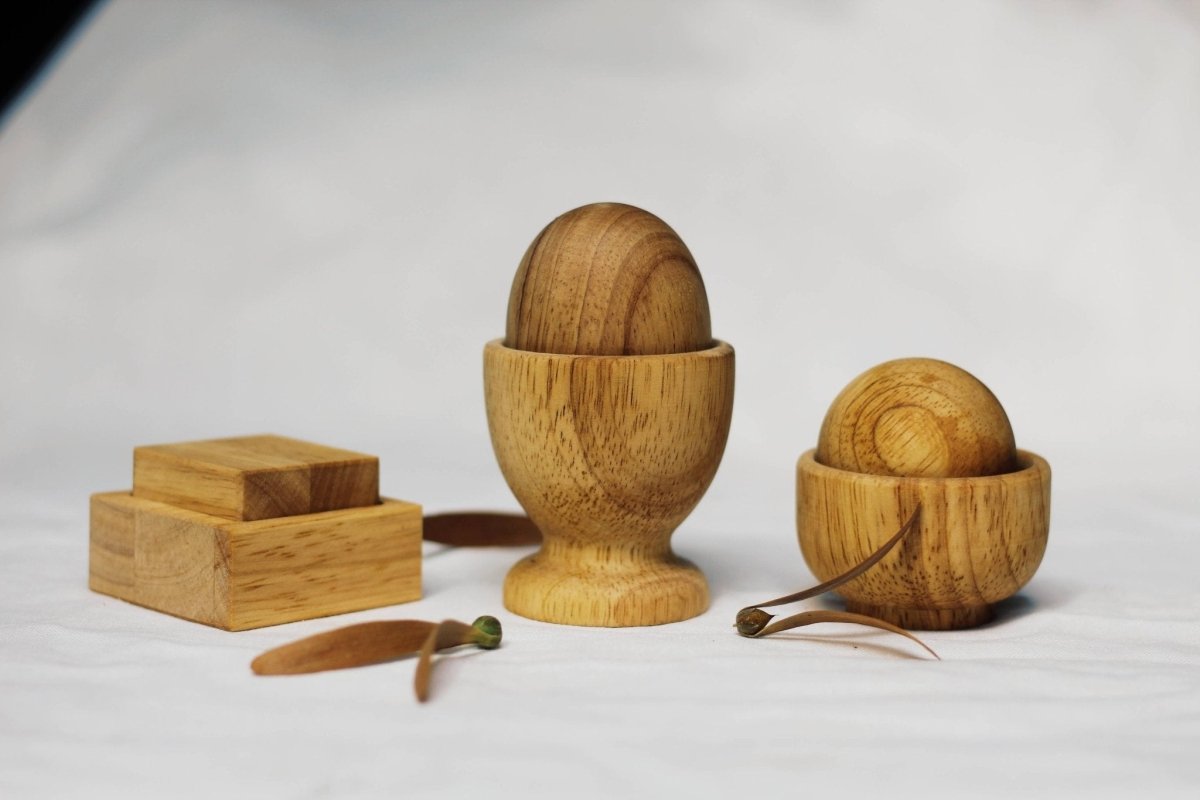 Montessori Egg, Ball and Cup Set | Q Toys
