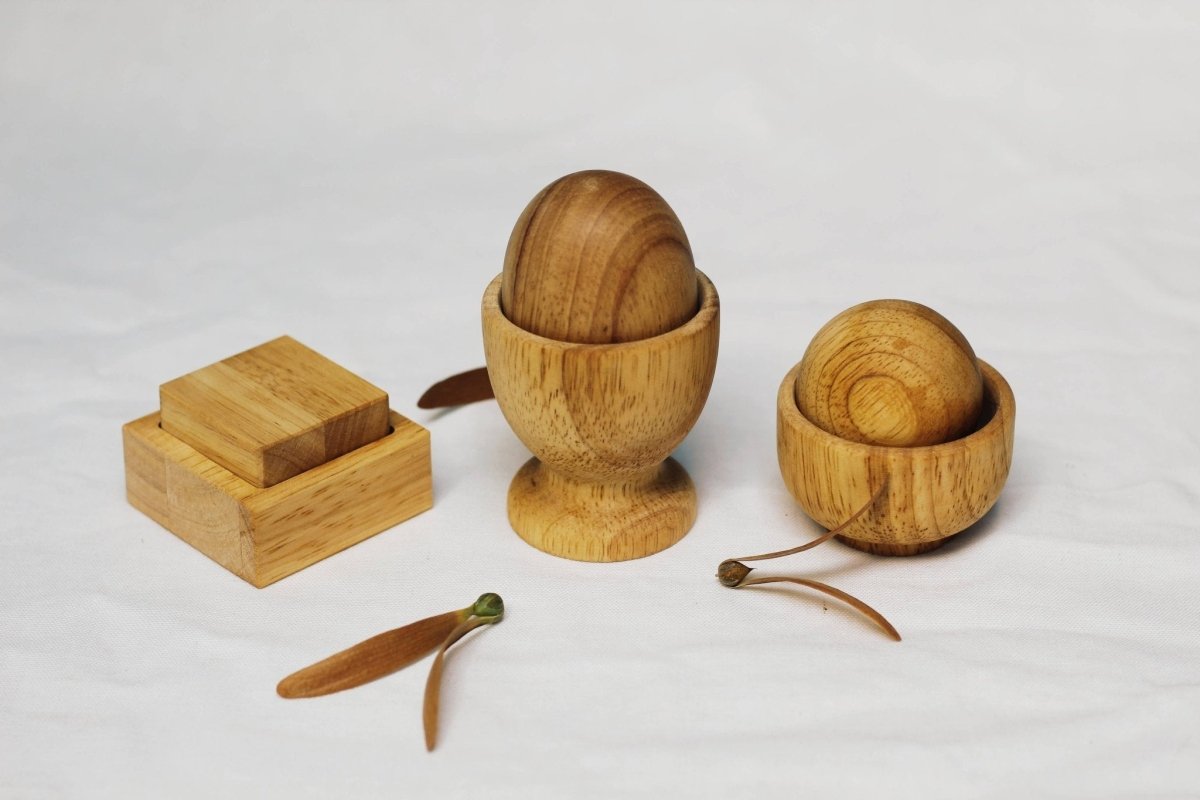 Montessori Egg, Ball and Cup Set | Q Toys