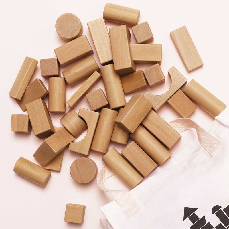 Natural Wood Building Blocks - Le Toy Van