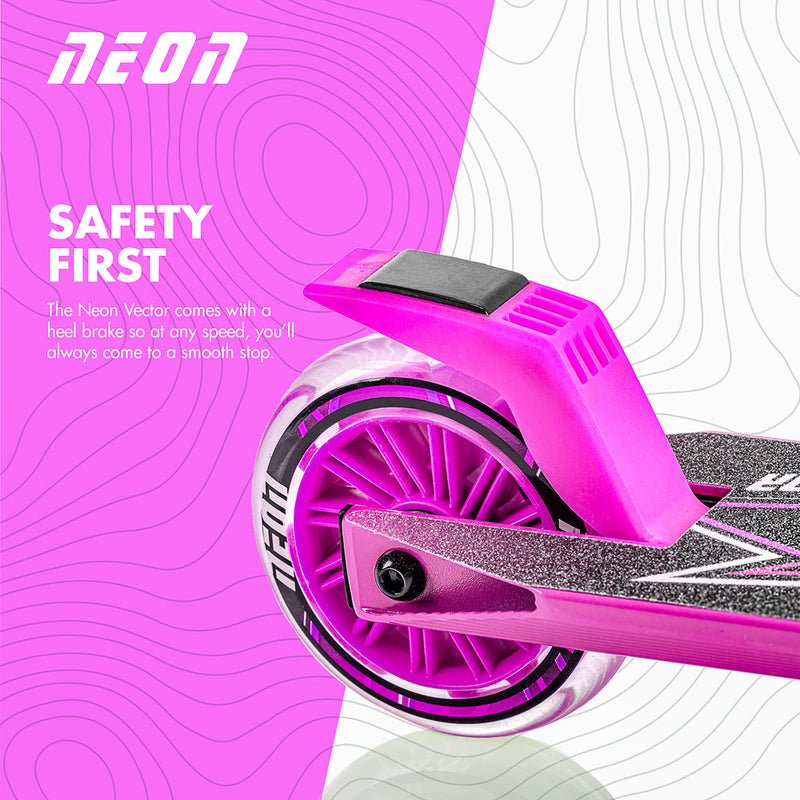 Neon Vector Scooter Pink - Yvolution