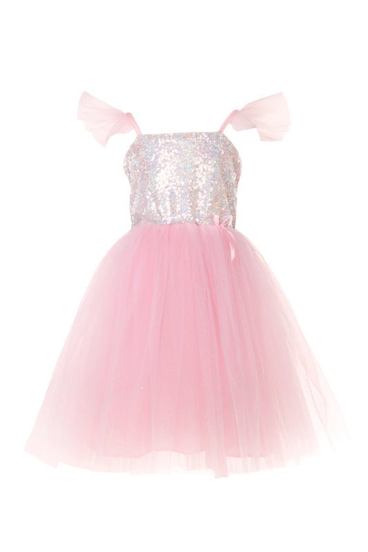 Pink Sequins Princess Dress - Size 3 - 4 | Great Pretenders