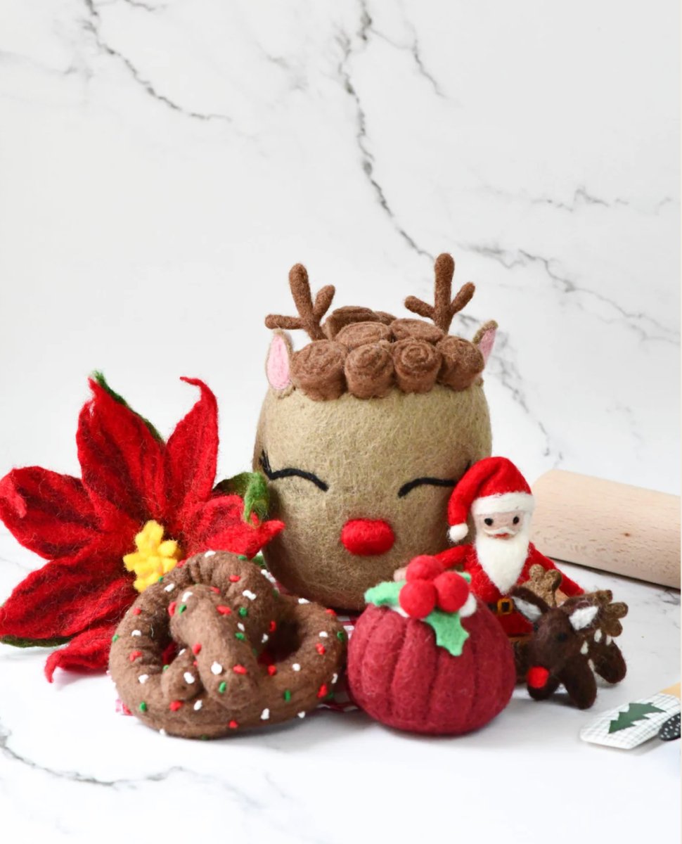 PREORDER: Christmas Felt Play Food Grazing Box (Set C) - Tara Treasures