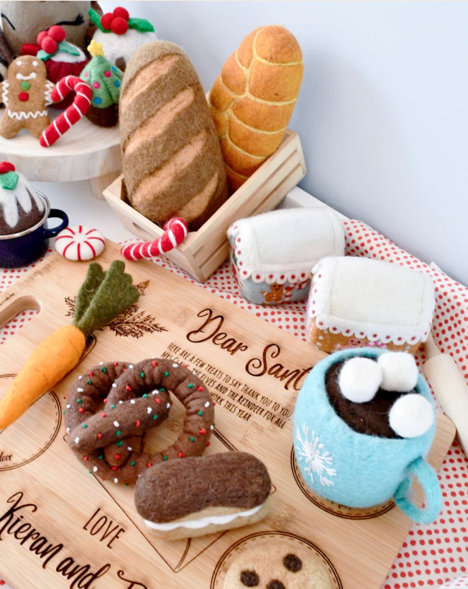 PREORDER: Christmas Felt Play Food Grazing Box (Set C) - Tara Treasures