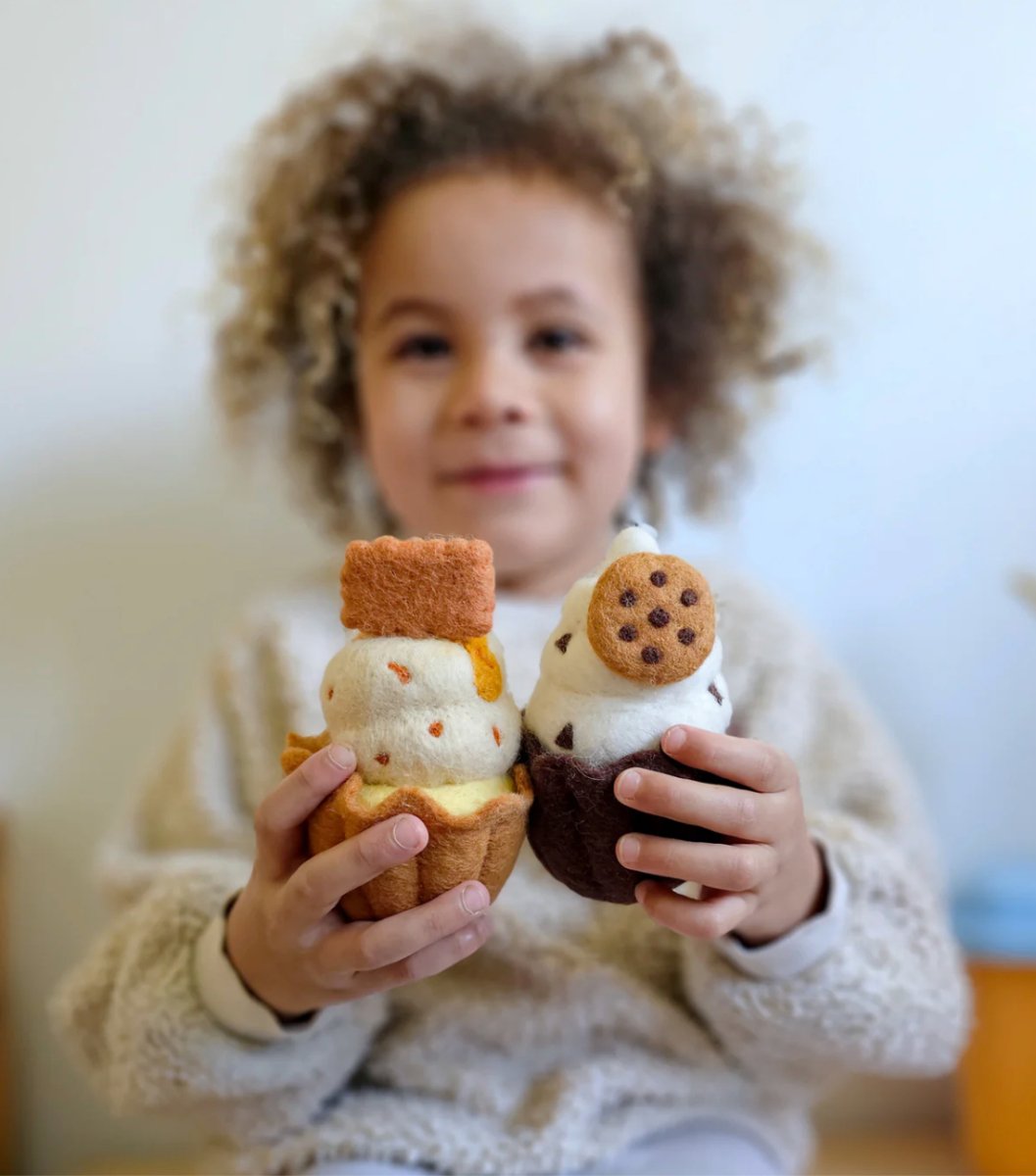 PREORDER: Felt Giant Biscoff Cupcake - Tara Treasures