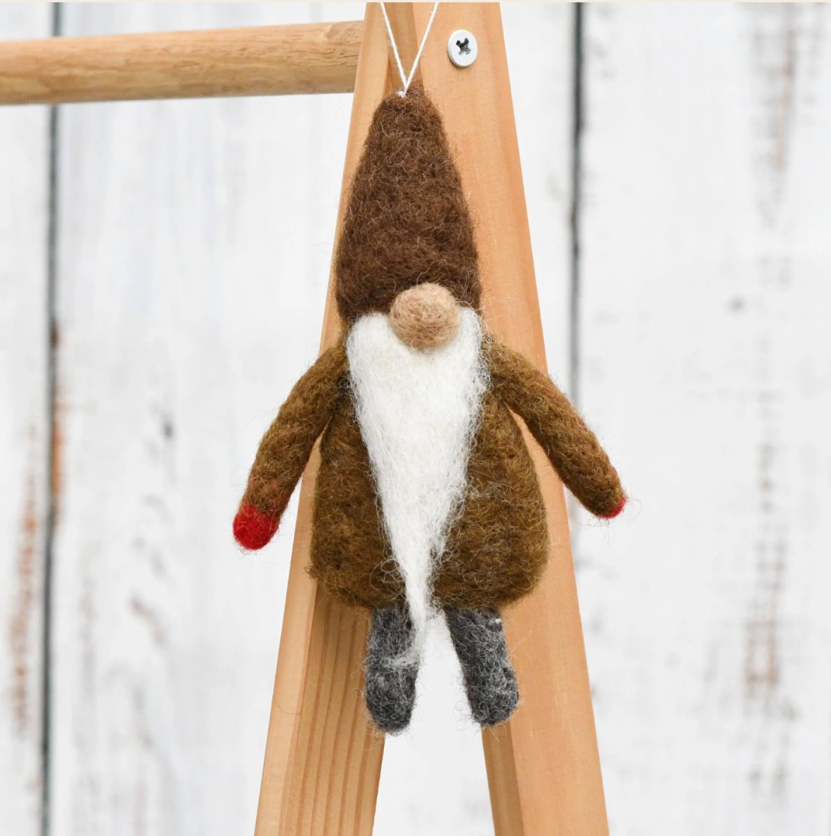 PREORDER: Felt Gnome Ornament - Tara Treasures