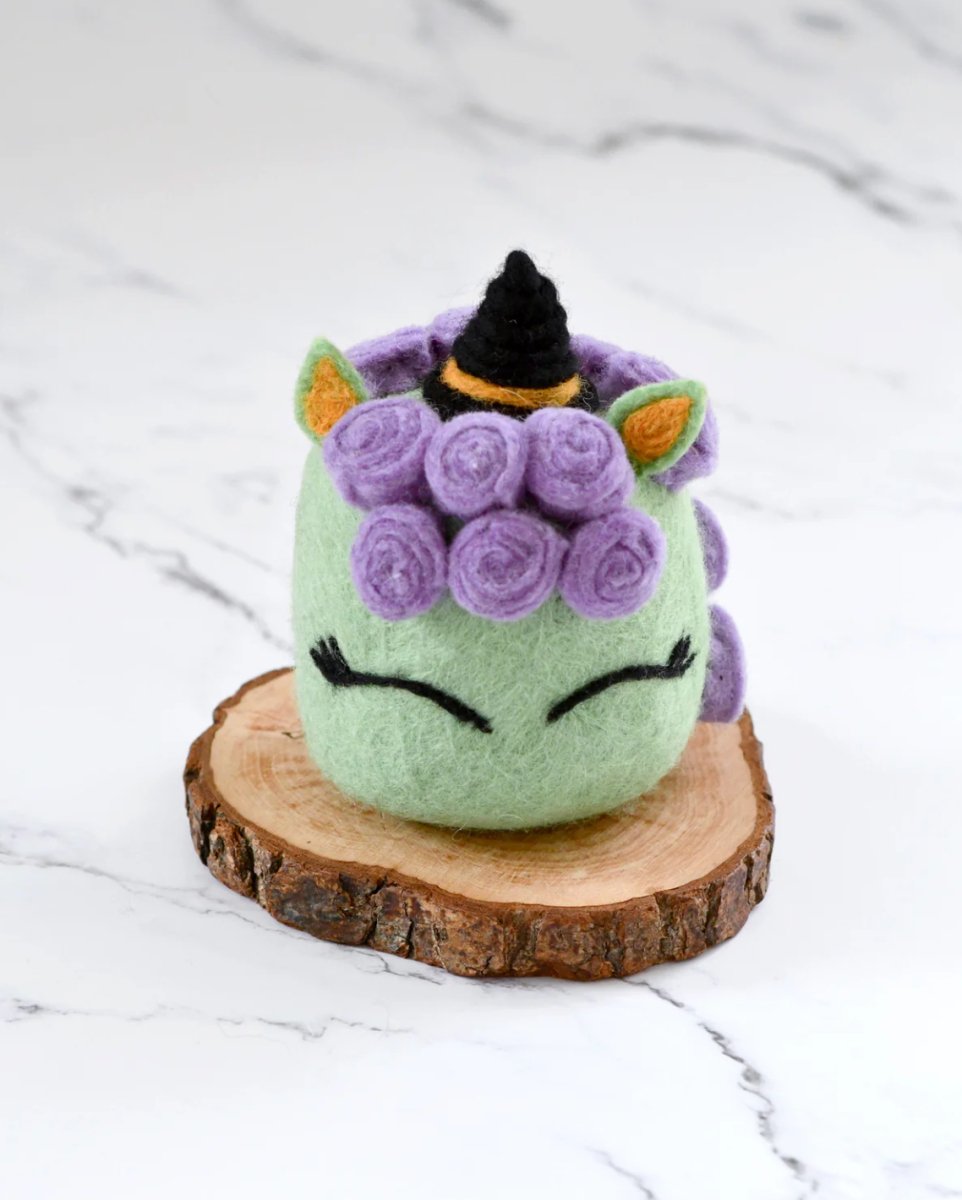 PREORDER: Felt Halloween Unicorn Cake - Tara treasures