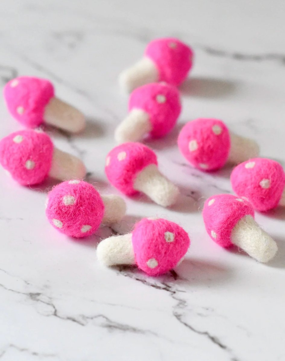 PREORDER: Felt Mushrooms - Tara Treasures