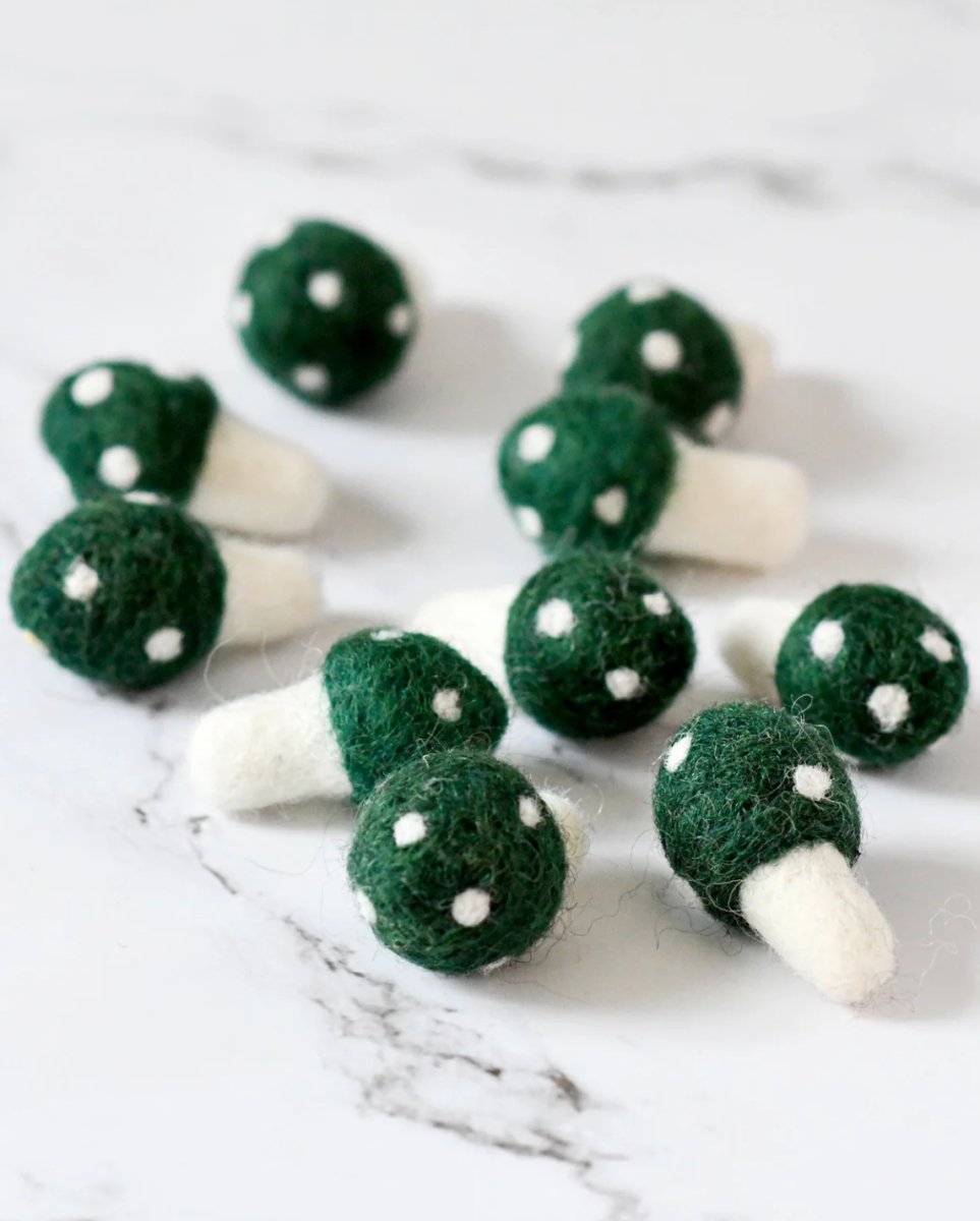 PREORDER: Felt Mushrooms - Tara Treasures