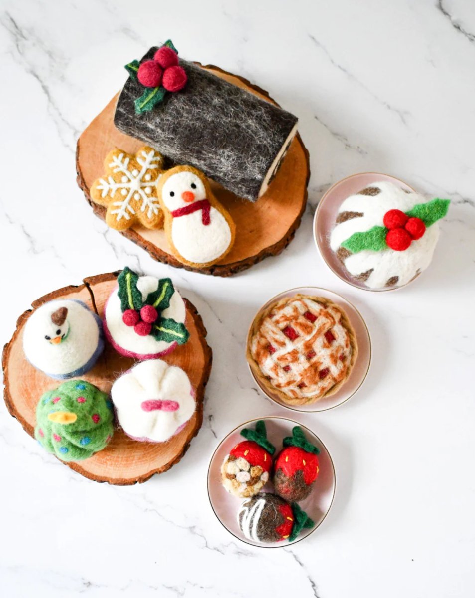 PREORDER: Felt Snowman Cookie - Tara Treasures