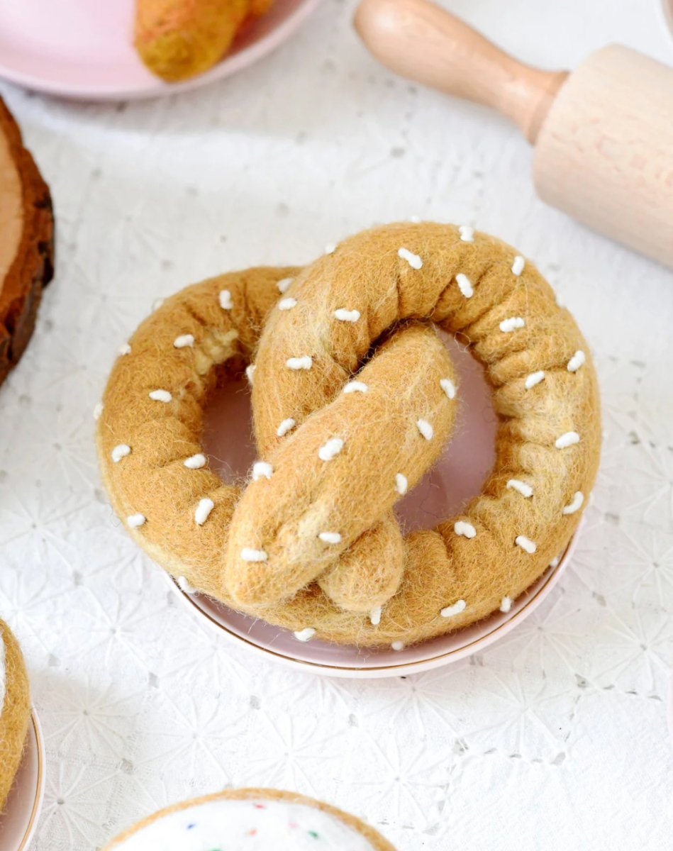 PREORDER: Felt Soft Pretzel - Tara Treasures