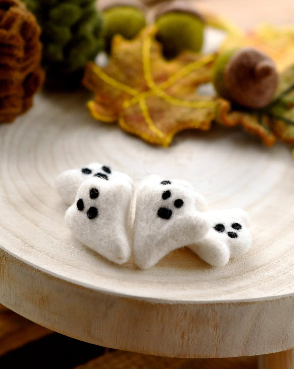 PREORDER: Felt Spooky Ghosts Loose Parts - Tara treasures
