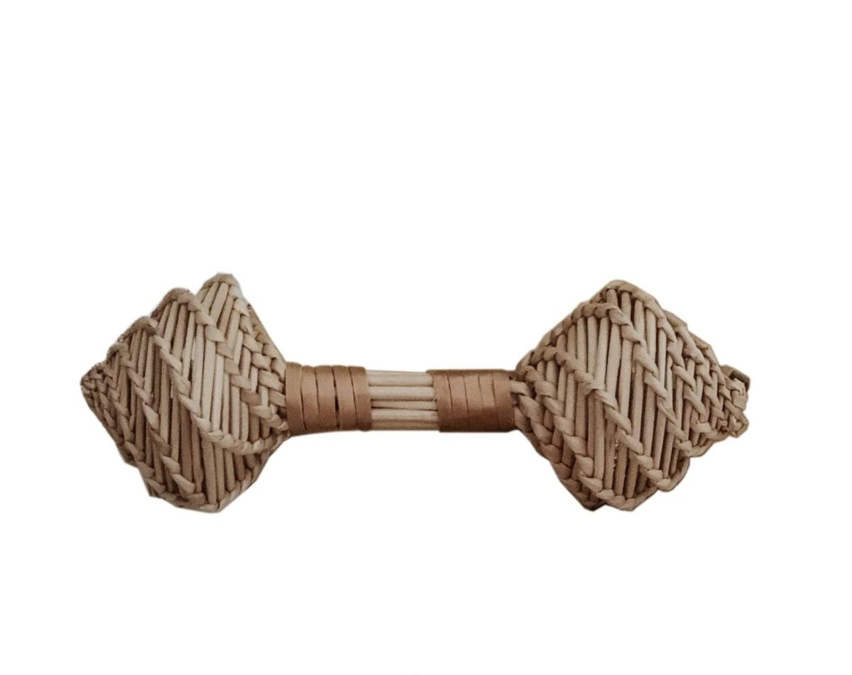 Rattan Double Maraca by Baby Noise