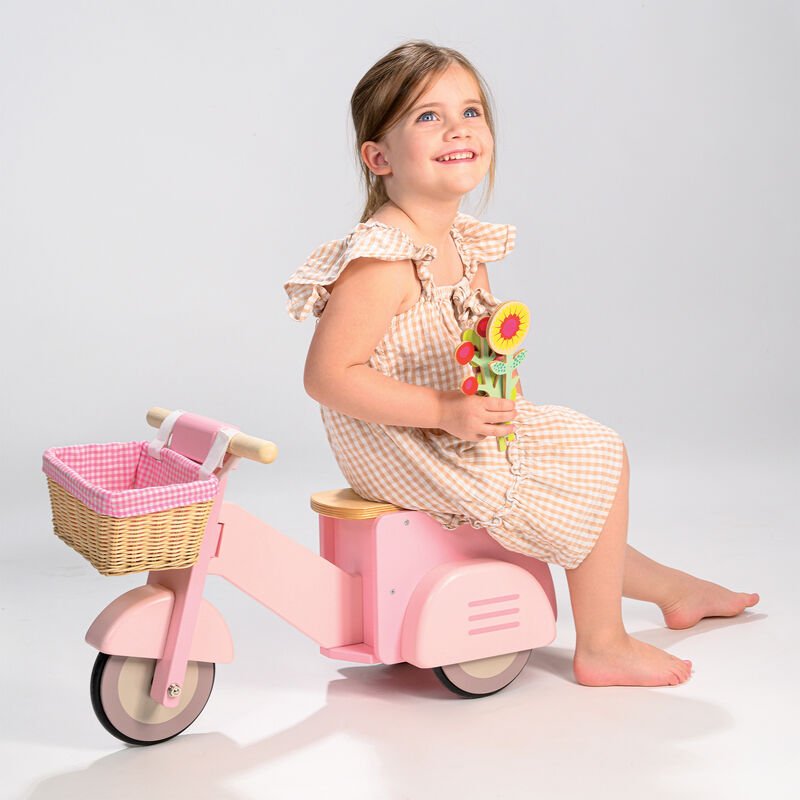 Scooter with Basket - Tender Leaf Toys