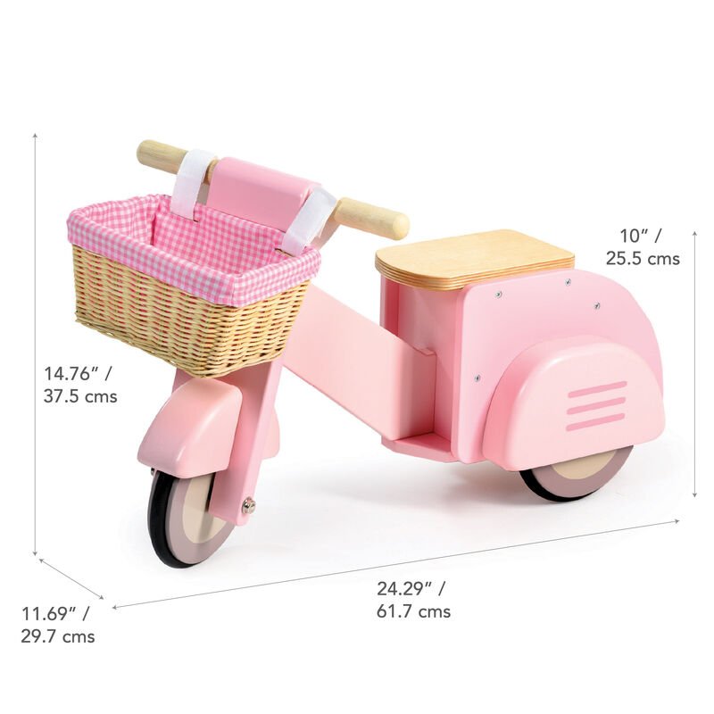 Scooter with Basket - Tender Leaf Toys