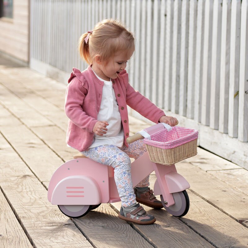 Scooter with Basket - Tender Leaf Toys