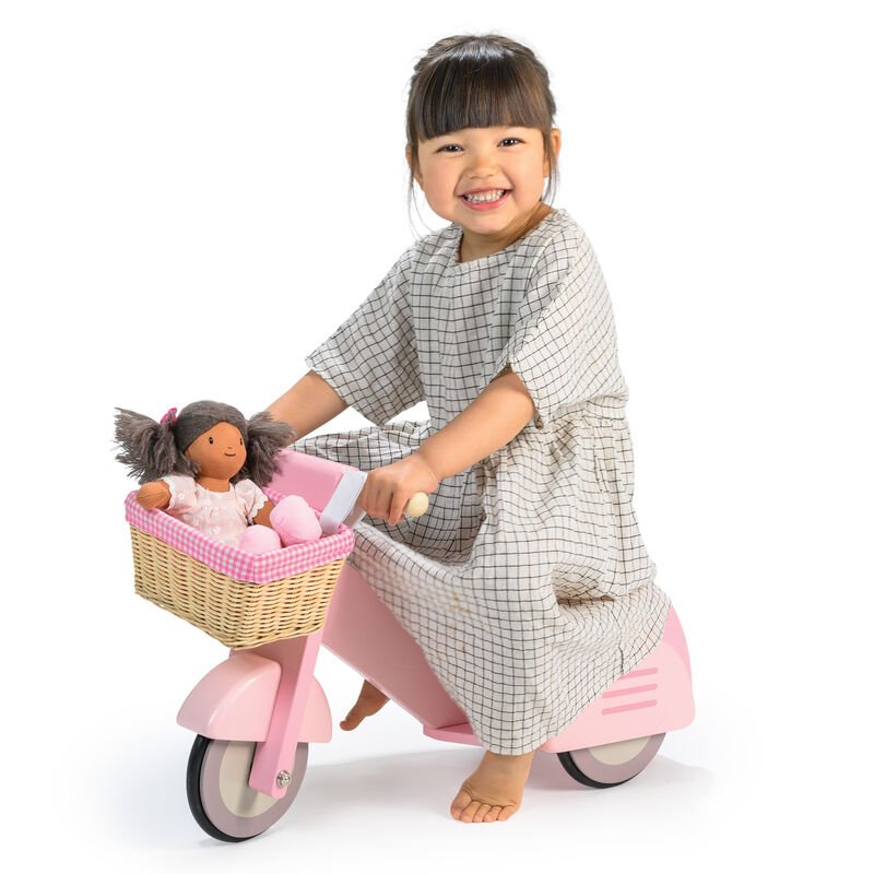 Scooter with Basket - Tender Leaf Toys