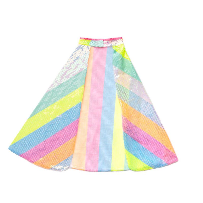 Stripy Sequins Cape Size 4 - 6 - Great Pretenders