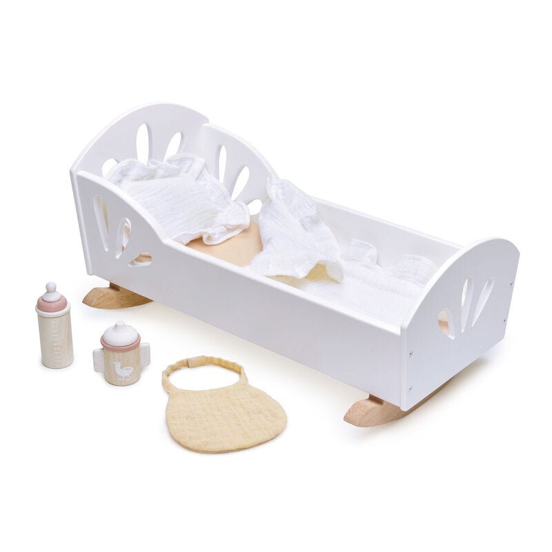 Sweet Swan Dolly Bed - Tender Leaf Toys