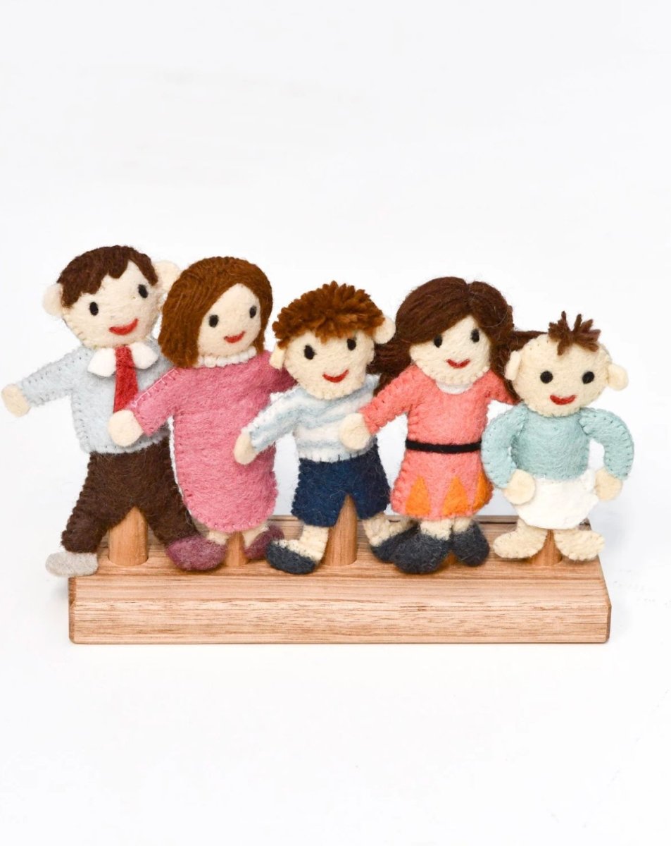 Tara Treasures | Finger Family Felt Finger Puppet Set