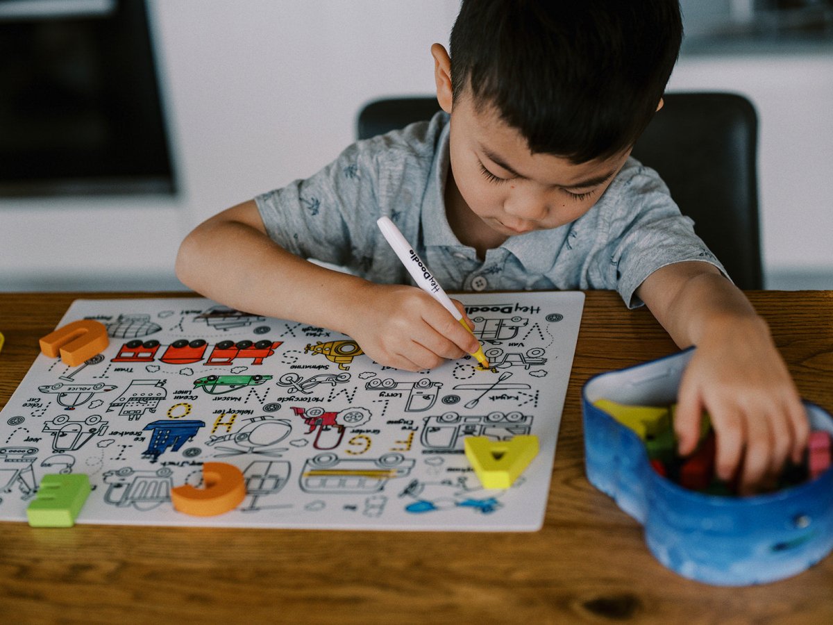 reusable drawing mat
