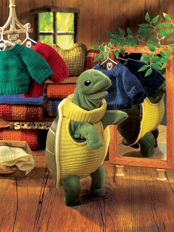 Turtleneck Turtle Puppet - Folkmanis