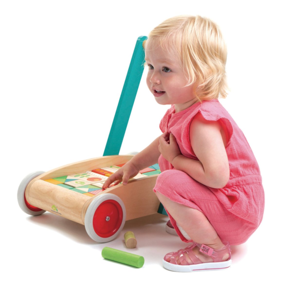 Wagon with Blocks - Tender Leaf Toys