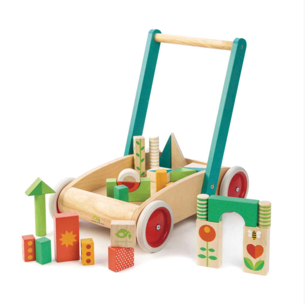 Wagon with Blocks - Tender Leaf Toys