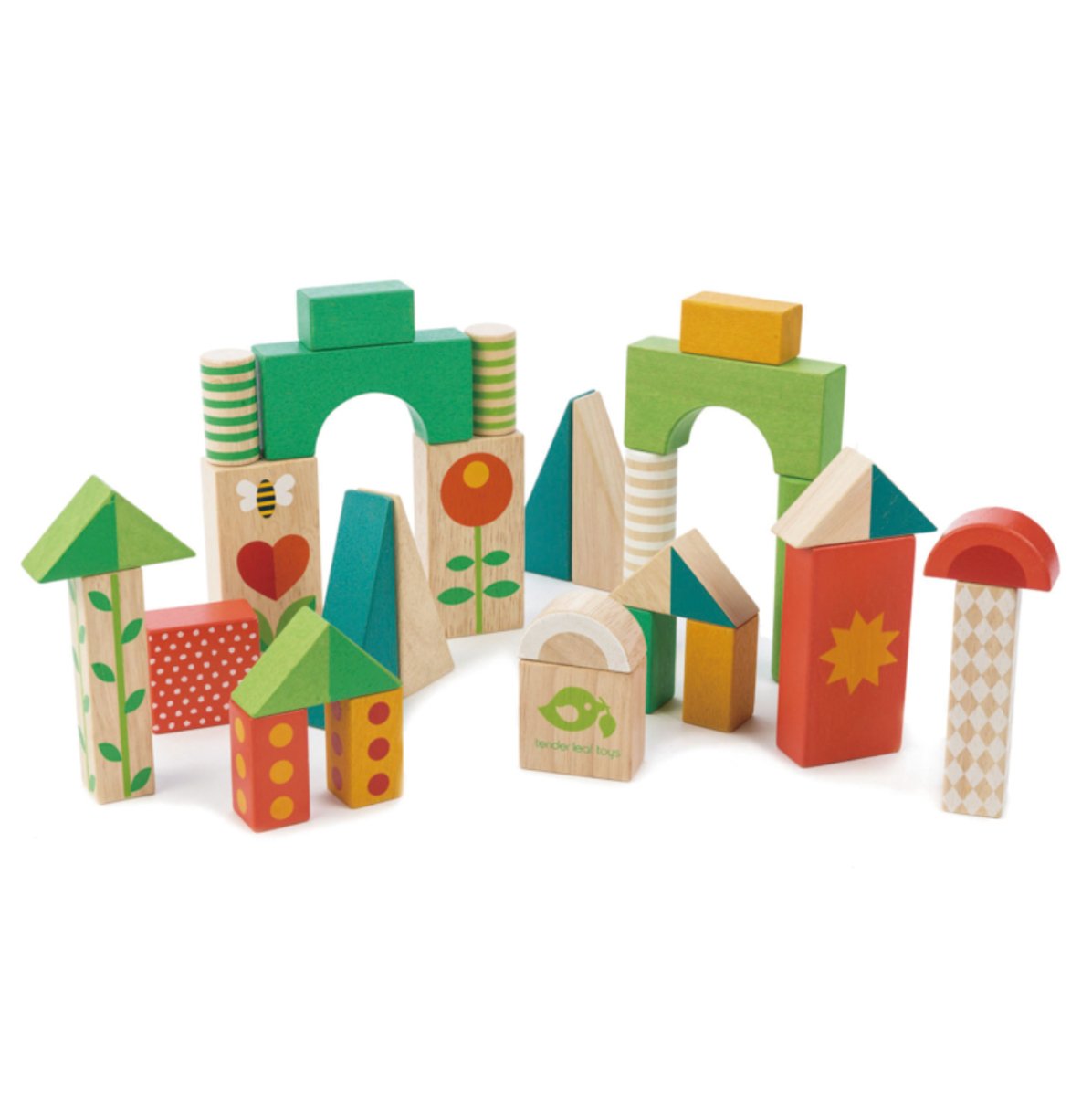 Wagon with Blocks - Tender Leaf Toys