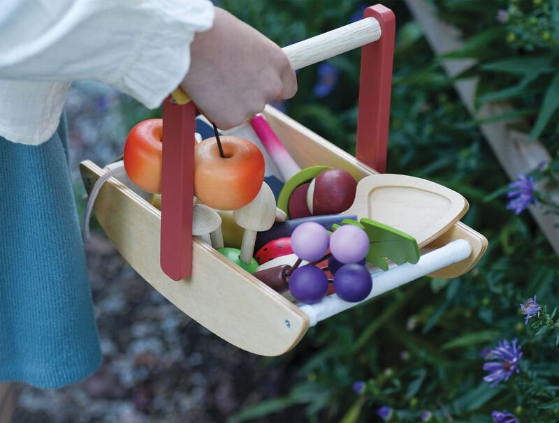 Wild Wood Foraging Trug (Basket) - Tender Leaf Toys